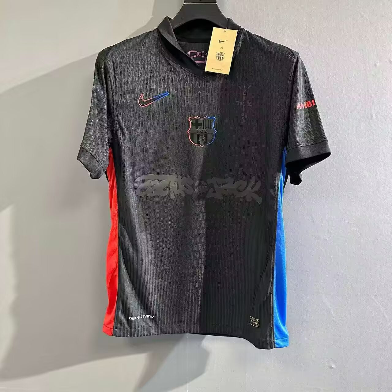 Maillot Barcelone x Travis Scott Full black 25/26