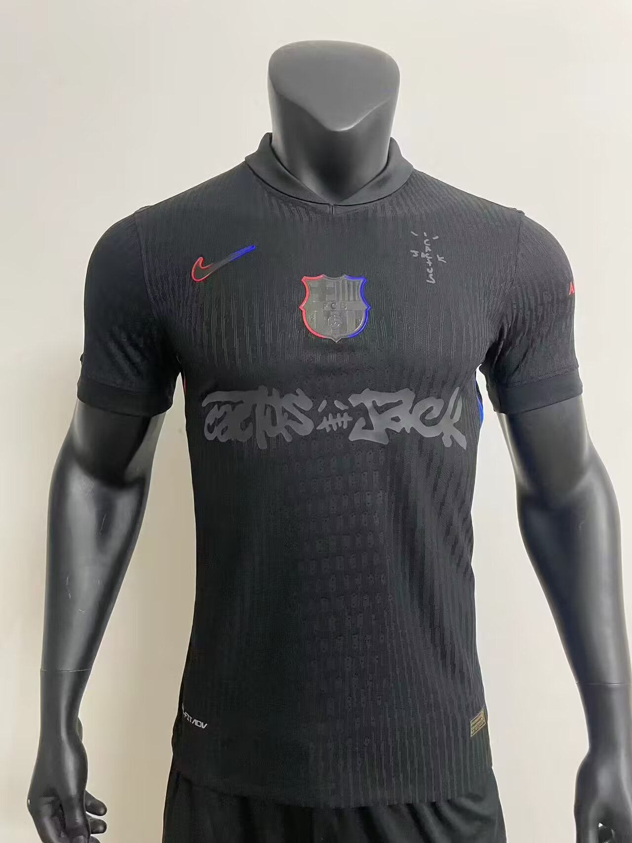 Maillot Barcelone x Travis Scott Full black 25/26
