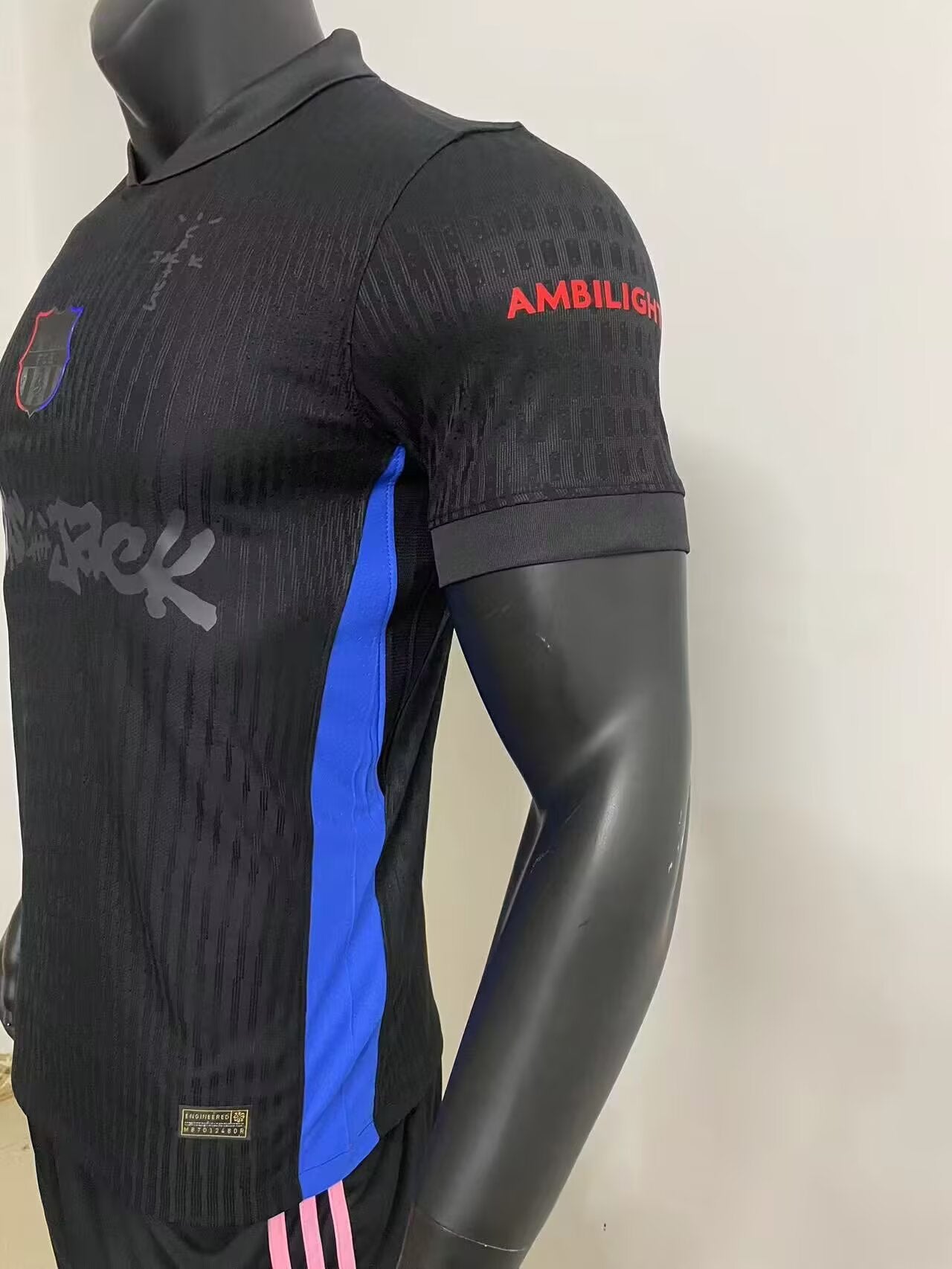 Maillot Barcelone x Travis Scott Full black 25/26